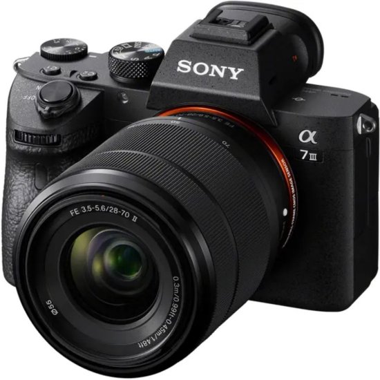 Digitalni fotoaparat SONY Alpha A7 III + FE 28-70mm f/3.5-5.6 OSS II, 24,2 Mp, 4K Ultra HD, crni