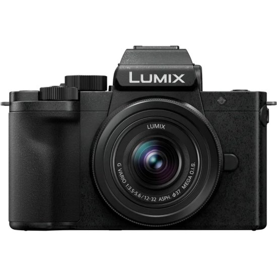 Digitalni fotoaparat PANASONIC Lumix DC-G100D + Lumix G Vario 12-32mm f/3.5-5.6, 20,3 Mp, 4K Ultra HD, crni