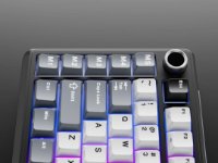 Tipkovnica ROYAL KLUDGE L75, mehanička, Cream switch, bežična, US layout, Knight Black