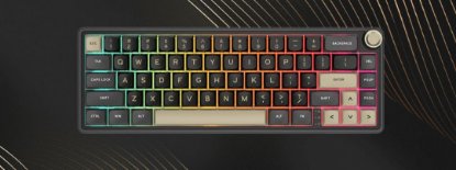 Tipkovnica ROYAL KLUDGE R65, mehanička, Brown switch, žična, US layout, Phantom