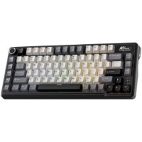 Tipkovnica ROYAL KLUDGE L75, mehanička, Cream switch, bežična, US layout, Knight Black