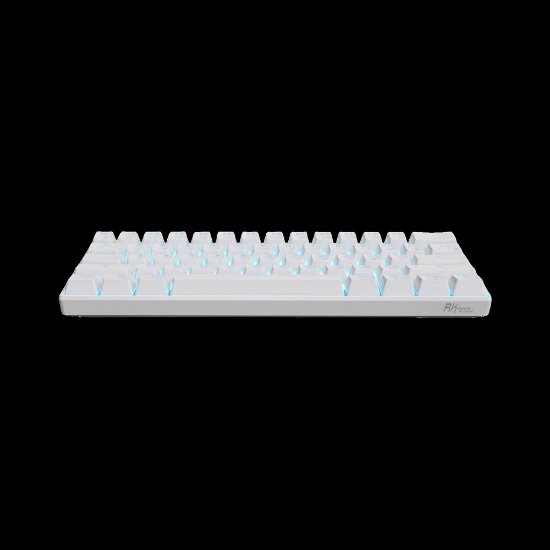 Tipkovnica ROYAL KLUDGE RK-61, mehanička, Brown switch, bežična, US layout, bijela