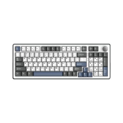 Tipkovnica WHITE SHARK Excalibur L GK-007252, RGB, crveni KTT Wine Red switch, mehanička, HR layout, bijela, USB / 2,4GHz / BT
