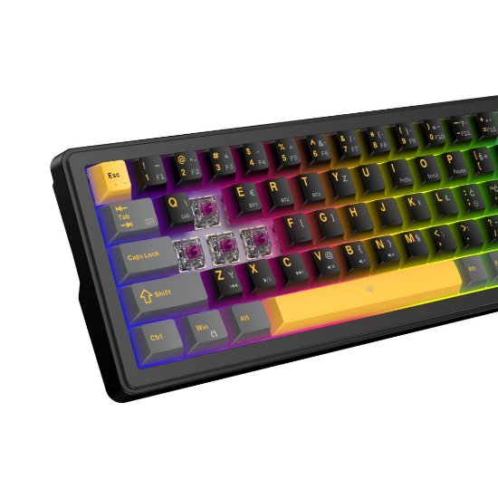 Tipkovnica WHITE SHARK GK-009152 Excalibur M, mehanička, gaming, HR, crna