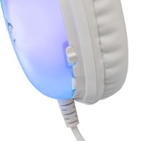 Slušalice WHITE SHARK Peacock-2 GH-2444, Gaming, stereo 2.0, 3,5 mm, RGB, mikrofon, bijele