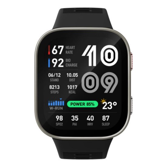 Sportski sat AMAZFIT Bip Max, GPS, pametne obavijesti, srebrni