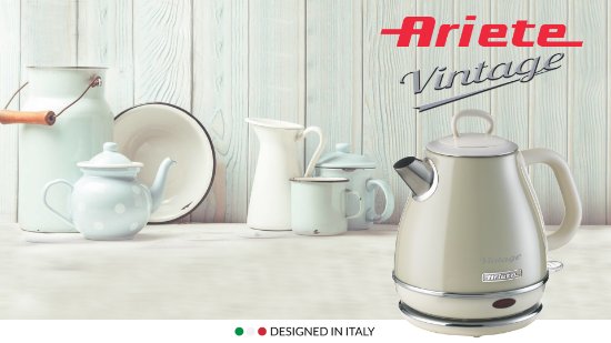 Kuhalo za vodu ARIETE Vintage 2868/03, 1630 W, 1,0 l, bež