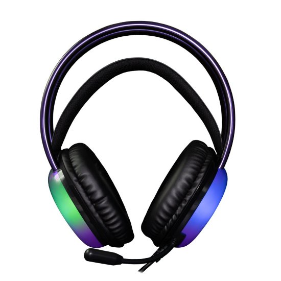 Gaming slušalice WHITE SHARK Peacock-2 GH-2444, žičane, 3,5 mm + USB, RGB, crne