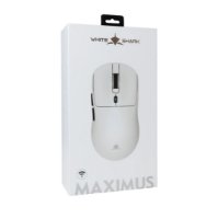 Gaming miš WHITE SHARK Maximus GM-9010, bežični, USB/Bluetooth, 26000 DPI, bijeli