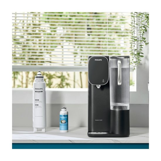 Uređaj za filtriranje vode PHILIPS ADD6912BK/10, 3 u 1 uređaj, crni