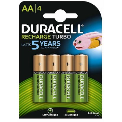 Baterija DURACELL HR6, 2500 mAh, AA punjive, 1.2 V, 4 kom