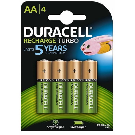 Baterija DURACELL HR6, 2500 mAh, AA punjive, 1.2 V, 4 kom