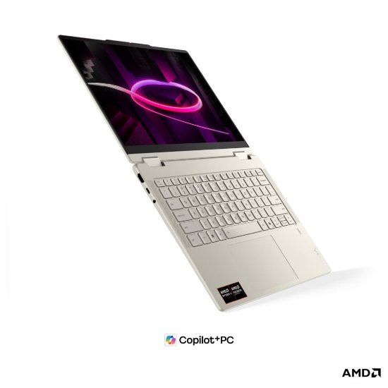 Laptop LENOVO Yoga 7 2-in-1 14AGP11 83TD0065SC / Ryzen AI 7 445, 32GB, 512GB SSD, Radeon 840M, 14" WUXGA OLED Touch, Windows 11 Pro, sivi