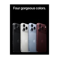 Mobitel APPLE IPHONE 18 PRO, 6,3", 12 GB, 256GB, iOS, tamno crveni