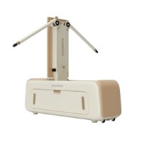 Klupa za vježbanje KINGSMITH Pilates Bench B2, 150 kg, podesivi naslon, otpor 20–40 kg, sklopljiva, bež