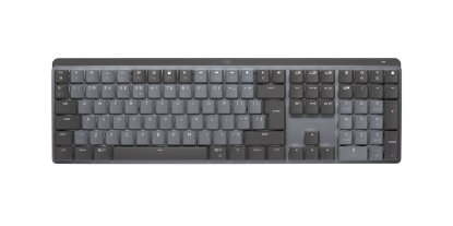 Tipkovnica LOGITECH MX Mechanical Clicky, bežična, BT, crna