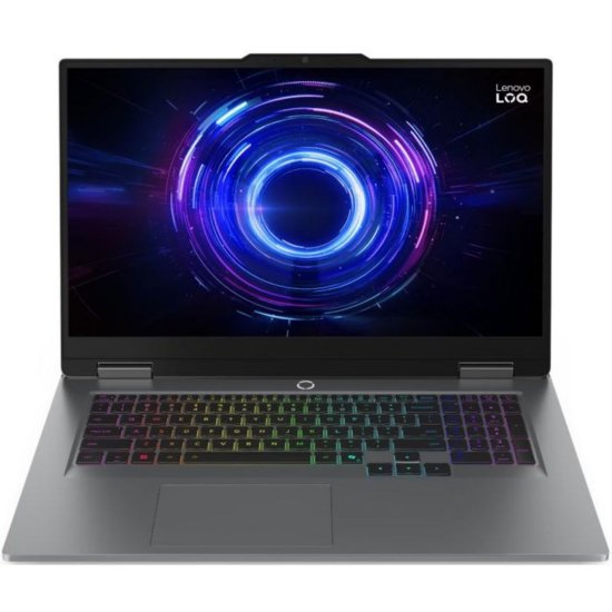 Laptop LENOVO LOQ 17IRX10 / Core i7-14700HX, 16GB, 1TB SSD, NVIDIA GeForce RTX 5070 8GB, 17,3" FHD, FreeDOS, sivi