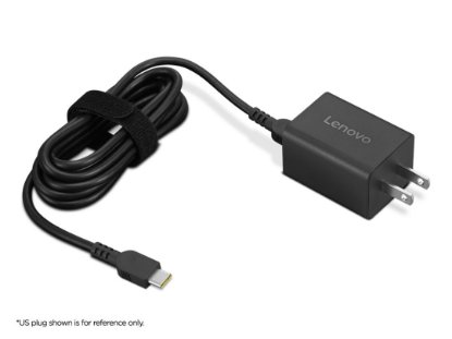 Punjač za laptop LENOVO 65W GaN, USB-C, crni