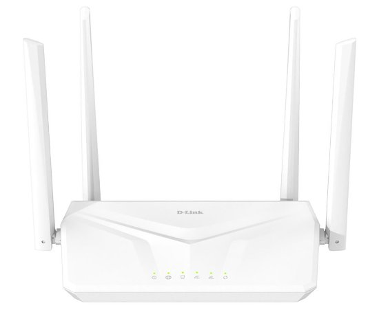 D-LINK S12/E, AC1200, Dual-band Wi-Fi 5, 2,4/5 GHz, 3× Gigabit LAN + 1× Gigabit WAN