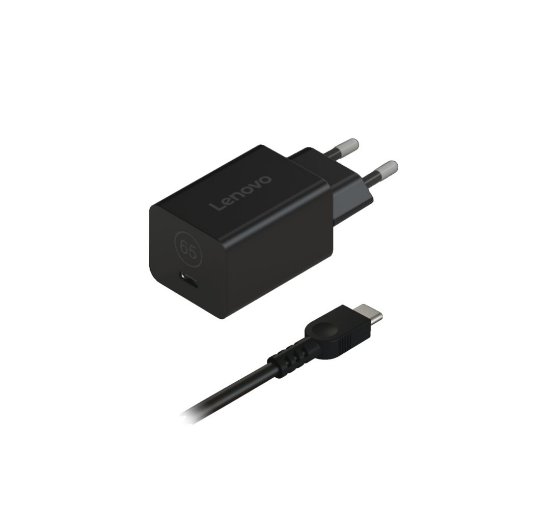 Punjač za laptop LENOVO 65W GaN, USB-C, crni