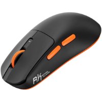 Miš RK-M30-BLKOR, optički (PAW 3311), bežični, Bluetooth/USB, 12000 DPI, 6 tipki, 250 mAh, crno-narančasti