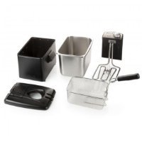 Friteza DOMO DO1014FR, 3200 W, 4,5 l, crna