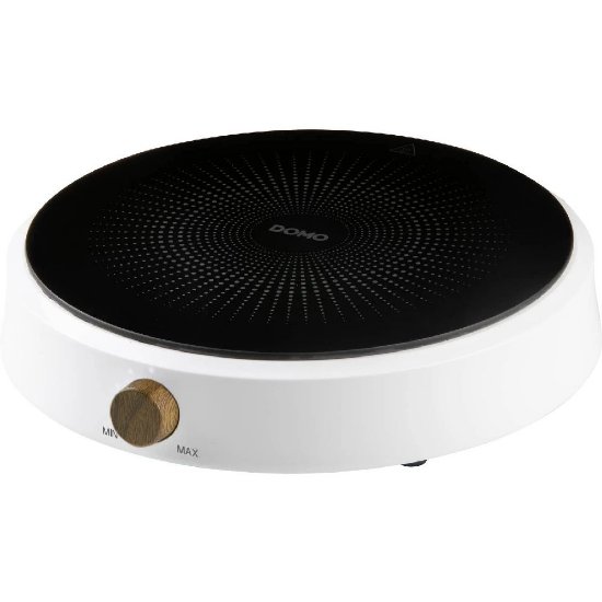 Prijenosna indukcijska ploča DOMO DO30112IP, 2000 W, 22 cm, okrugla, crna