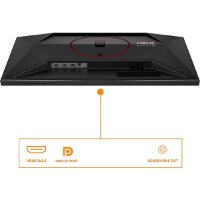 Gaming monitor 23,8" AOC 24G4ZR, FHD, Fast IPS, 240/260Hz, 1ms, 300cd/m2, G-SYNC Compatible, Pivot, crno-crveni