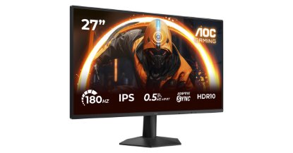 Gaming monitor 27" AOC 27G50F, FHD, IPS, 180Hz, 0,5ms, 300cd/m2, G-SYNC Compatible, crni