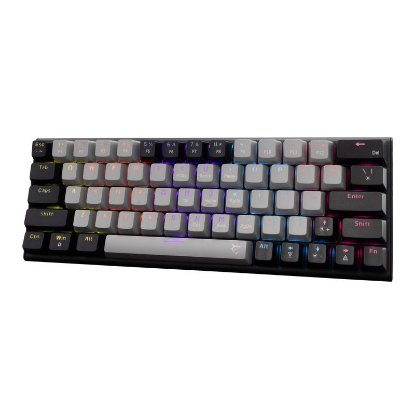 Tipkovnica WHITE SHARK GK-002711V2 Wakizashi-2, RGB, crveni switch, mehanička, US/HR, sivo-crna