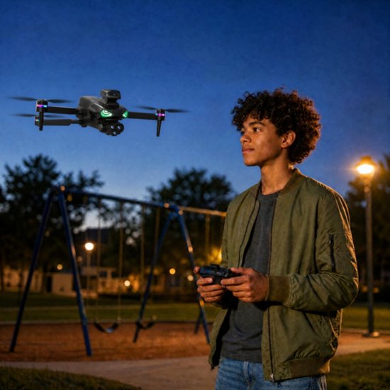 Dron na daljinsko upravljanje LILBIG DR-2608 Apex, dvostruka kamera, izbjegavanje prepreka