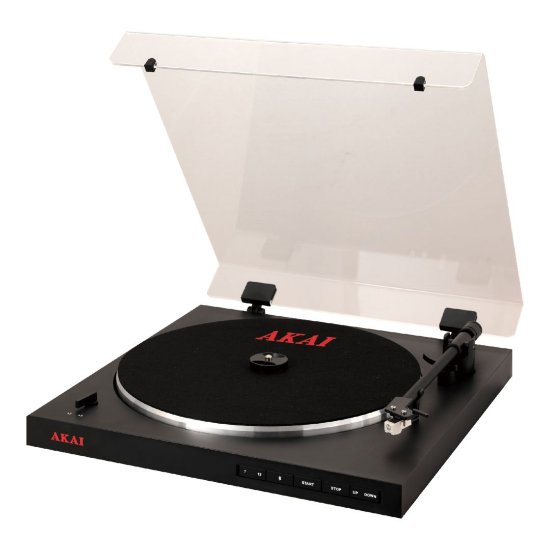 Gramofon AKAI TTA-100, automatski, USB, BT, daljinsko upravljanje, crni