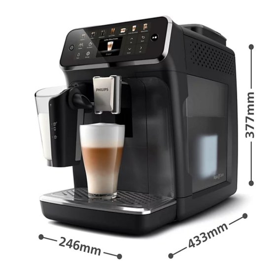 Aparat za kavu PHILIPS EP5547/90, 1500 W, 15 bar, 1.8 L spremnik vode, crni
