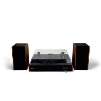 Gramofon AKAI ATT-240SP, USB, BT, FM radio, CD player, zvučnici, drvo