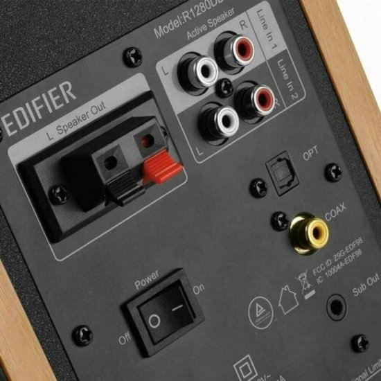 Zvučnici EDIFIER R1280DBS, aktivni, Bluetooth, smeđi