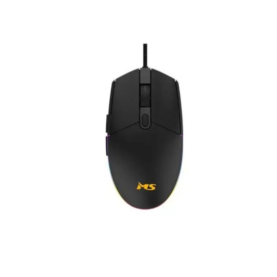Miš MS NEMESIS T-100C, žičani, USB, optički, 7200 dpi, RGB, crni
