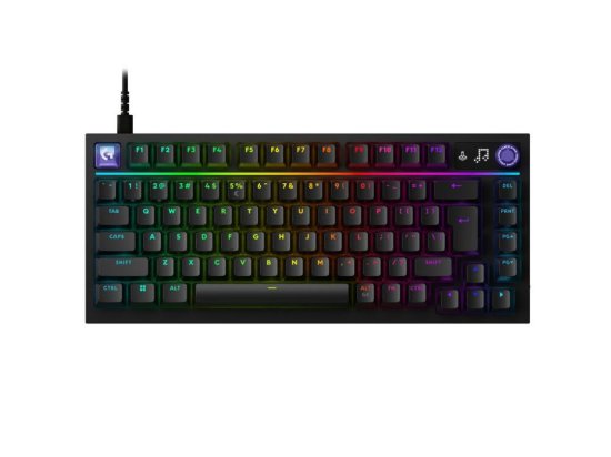 Tipkovnica LOGITECH G316 X 75, RGB, mehanička, crna, USB