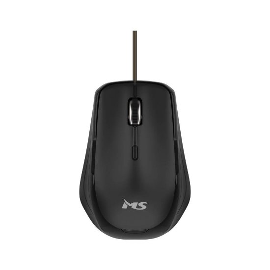 Miš MS FLOW MC-105, žičani, USB, optički, 2400 dpi, crni