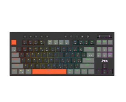 Tipkovnica MS ELITE K-703C, mehanička, Red Switch, US ANSI layout, RGB, USB, žičana, crna
