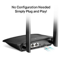 Router TP-LINK TL-MR100, 2-port switch 10/100 Mbps, bežični 4G LTE router, Wi-Fi N300, 2x odvojiva antena