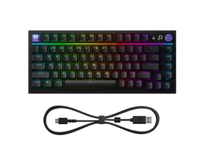 Tipkovnica LOGITECH G316 X 75, RGB, mehanička, crna, USB
