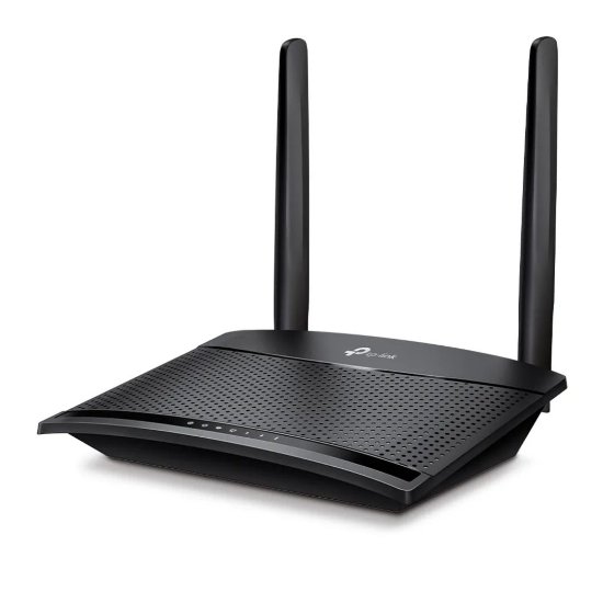 Router TP-LINK TL-MR100, 2-port switch 10/100 Mbps, bežični 4G LTE router, Wi-Fi N300, 2x odvojiva antena