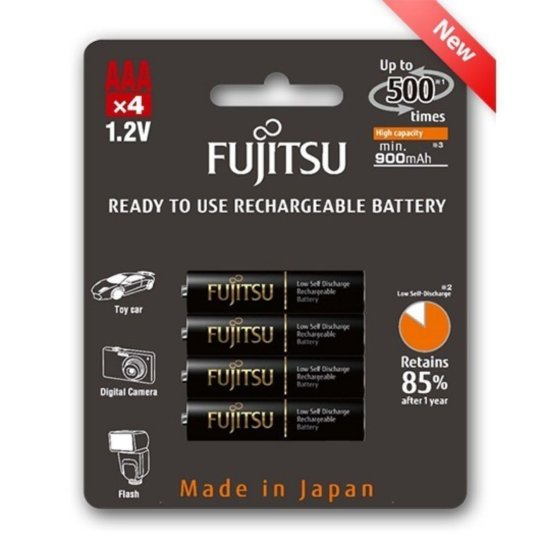 Baterije FUJITSU HR-4UTHCEU(4B), punjive, AAA, 4 komada