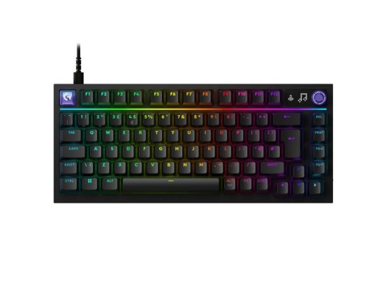 Tipkovnica LOGITECH G316 X 75, RGB, mehanička, crna, USB