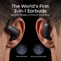 Slušalice ANKER Soundcore AeroFit 2 Pro, bežične, BT 6.1, Open-Ear, ANC, mikrofon, crne