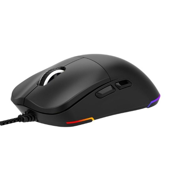 Miš MS NEMESIS T-103C, žičani, USB, optički, 12800 dpi, RGB, crni