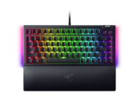 Tipkovnica RAZER BlackWidow V4 75%, mehanička, Orange switch, RGB, US Layout, crna, USB