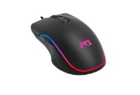Miš MS NEMESIS T-102C, žičani, USB, optički, 12800 dpi, RGB, crni